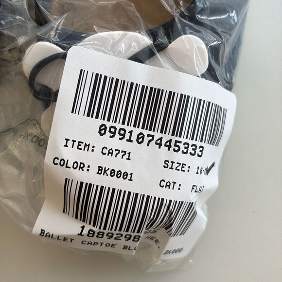 J Crew Cap-toe ballet block heels Womens Size 10 Black - Picture 6 of 11